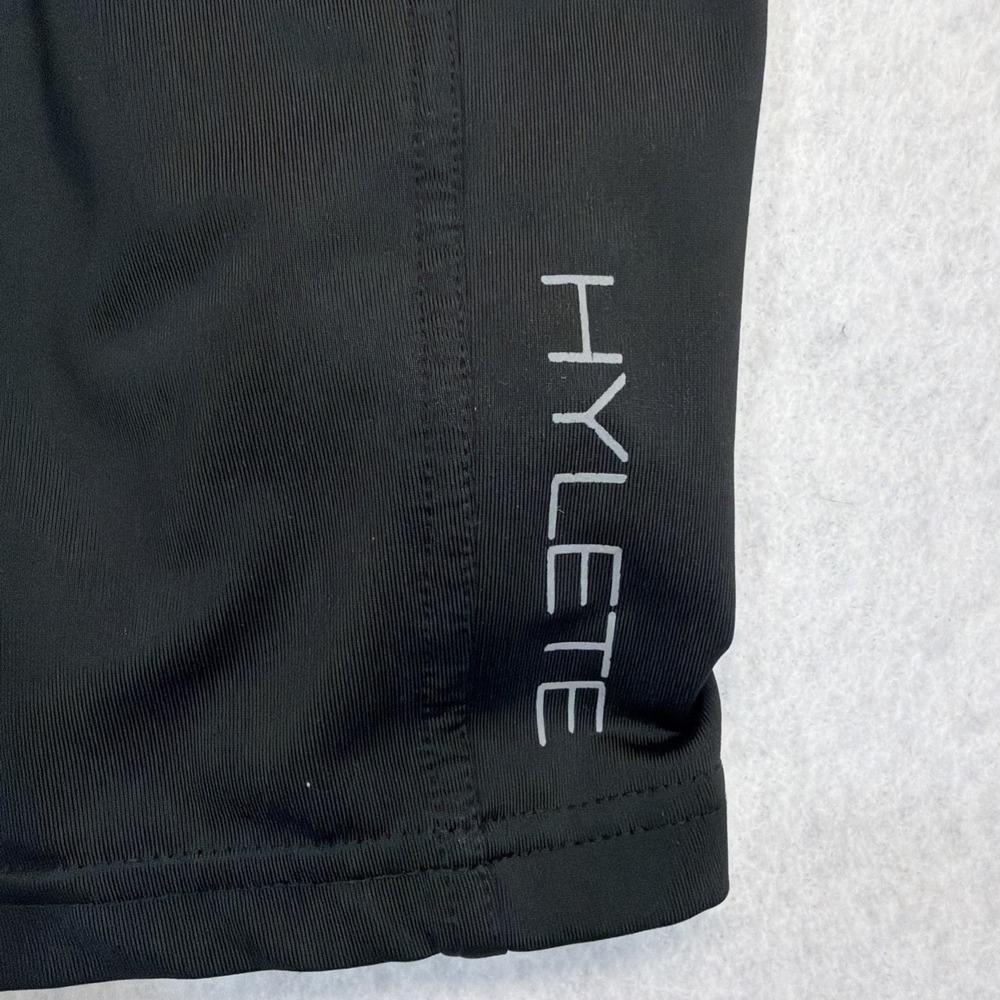 Hylete Activewear Shorts Mens Medium 9" Inseam Black Drawstring‎ Cross Fit Gym - Picture 9 of 15
